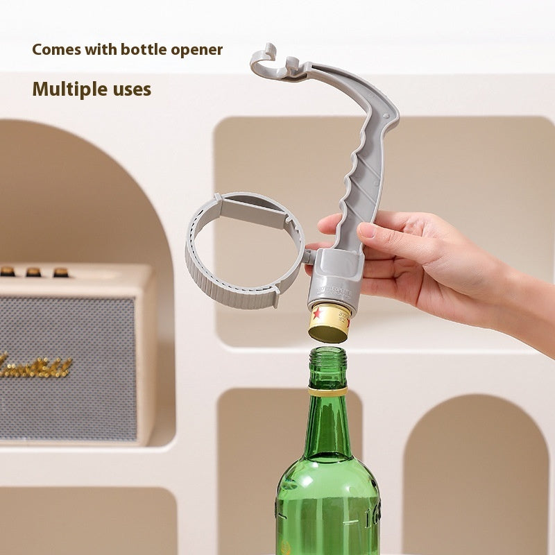 Beverage Bottle Handle Holder Adjustable Pouring Handle